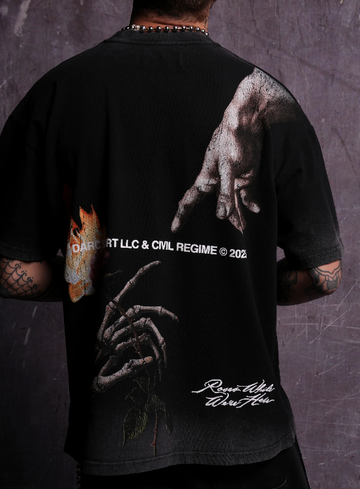 PLAYERA OVERSIZED PREMIUM "ETERNAL FIRE"