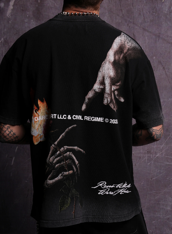 PLAYERA OVERSIZED PREMIUM "ETERNAL FIRE"
