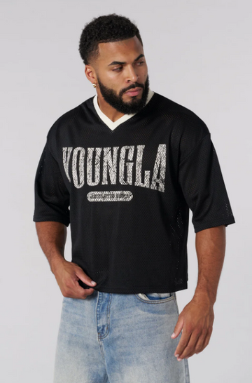 PLAYERA YLA JERSEY FOOTBALL CROPPED
