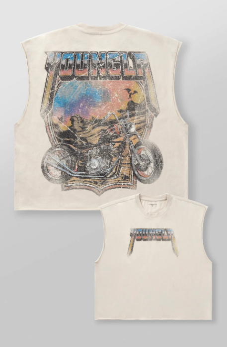 CAMISETA YLA VINTAGE BIKER TANKS